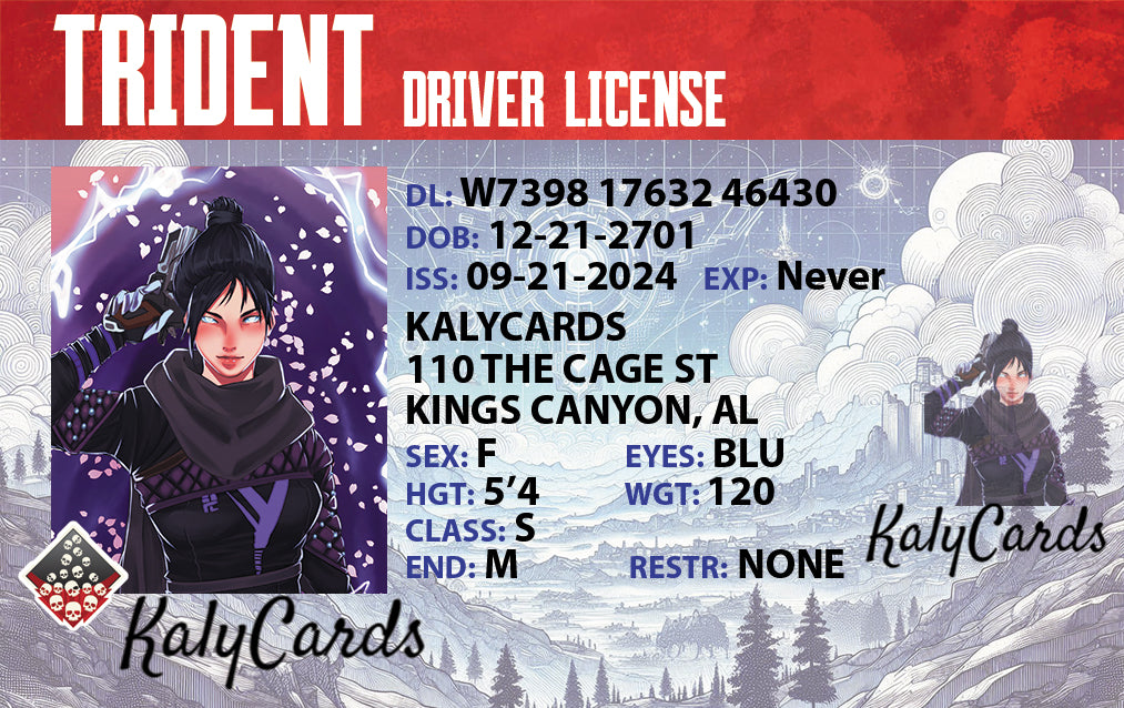 Apex Legends Driver License