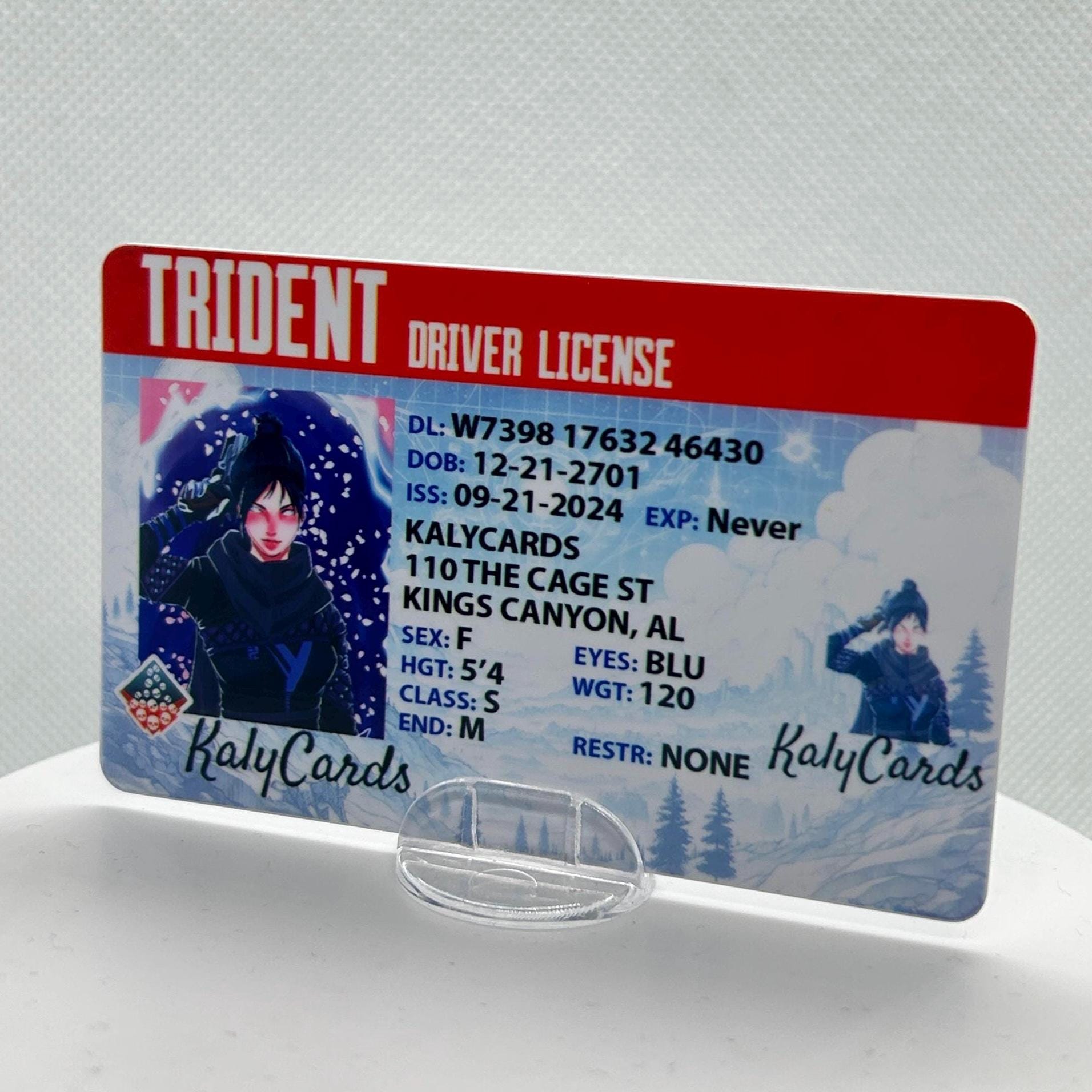 Apex Legends Custom Driver License - KalyCards