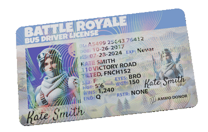 Battle Bus Driver License