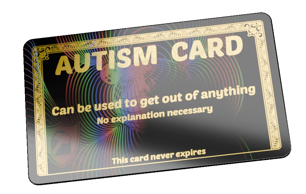 Gold Autism Card