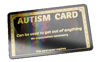 Gold Autism Card