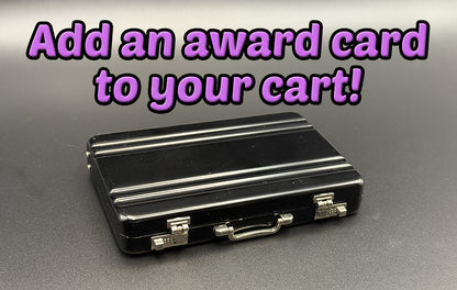 Mini Briefcase + Any Excuse Card Of Choice