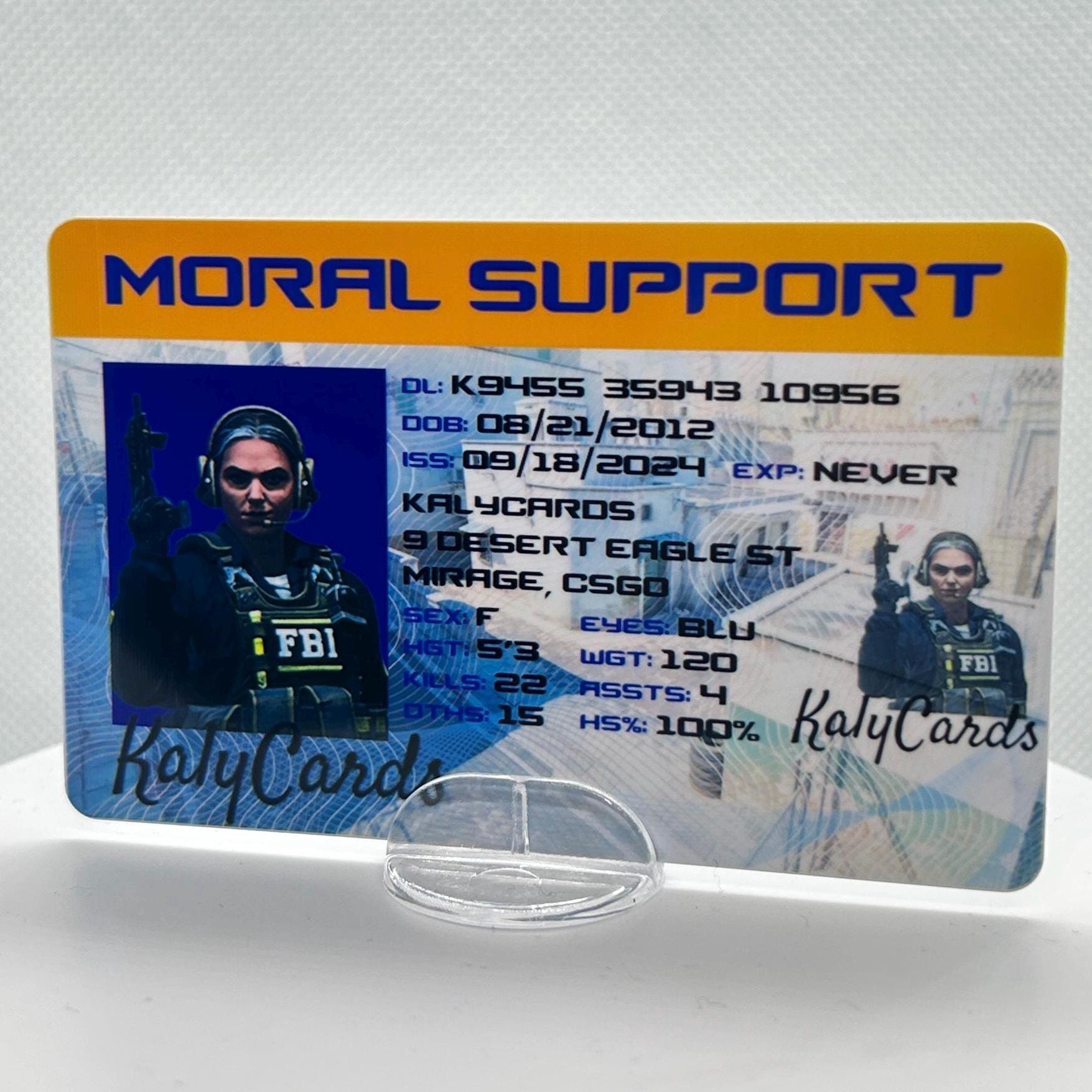 Counter Strike Custom Driver License - KalyCards