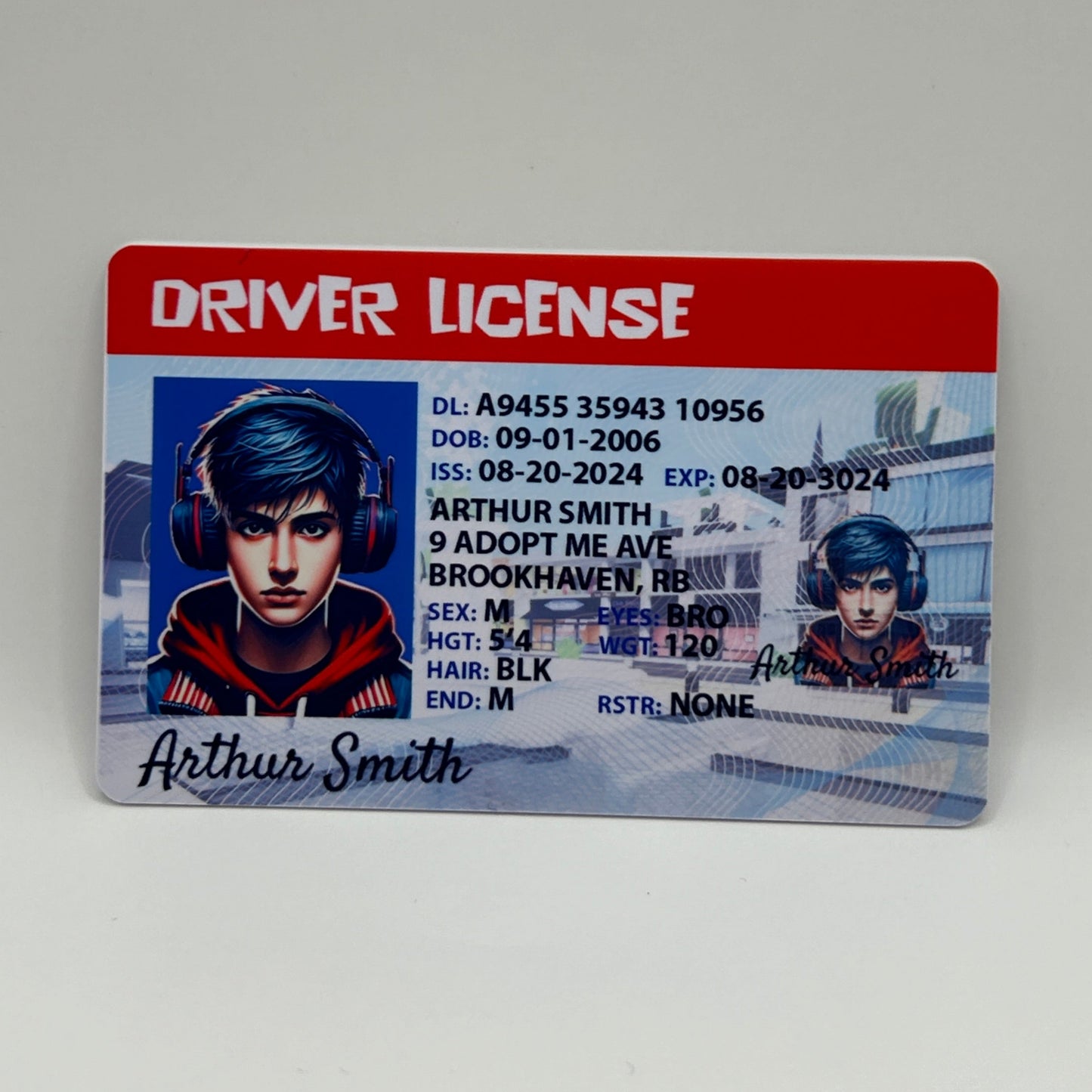 Roblox Custom Driver License - KalyCards, Custom Roblox Gift