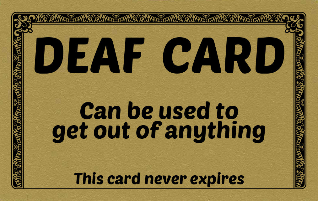 Deaf Card