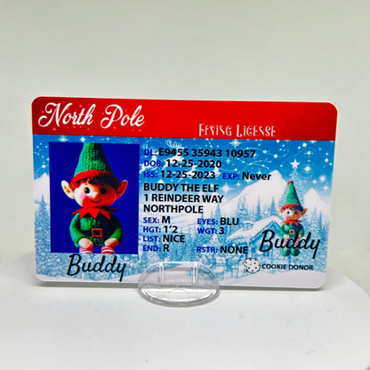 Elf on the Shelf Custom Driver License - KalyCards