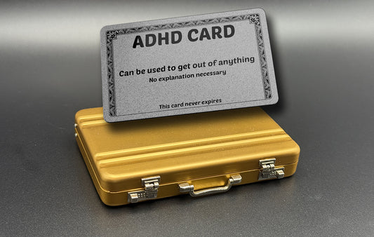 Mini Briefcase & ADHD Card Bundle