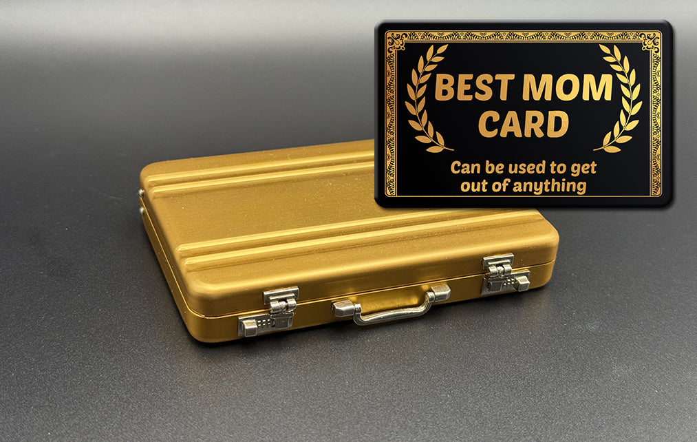 Mini Briefcase & Best Mom Card Bundle