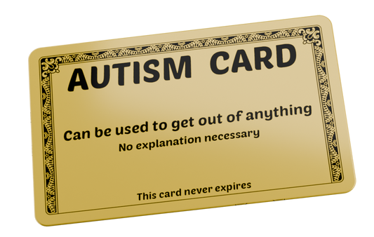 Golden Autism Card