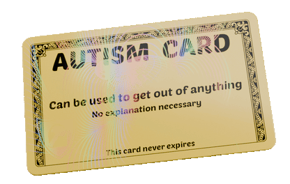 Golden Autism Card