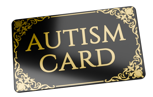 Fancy Autism Card