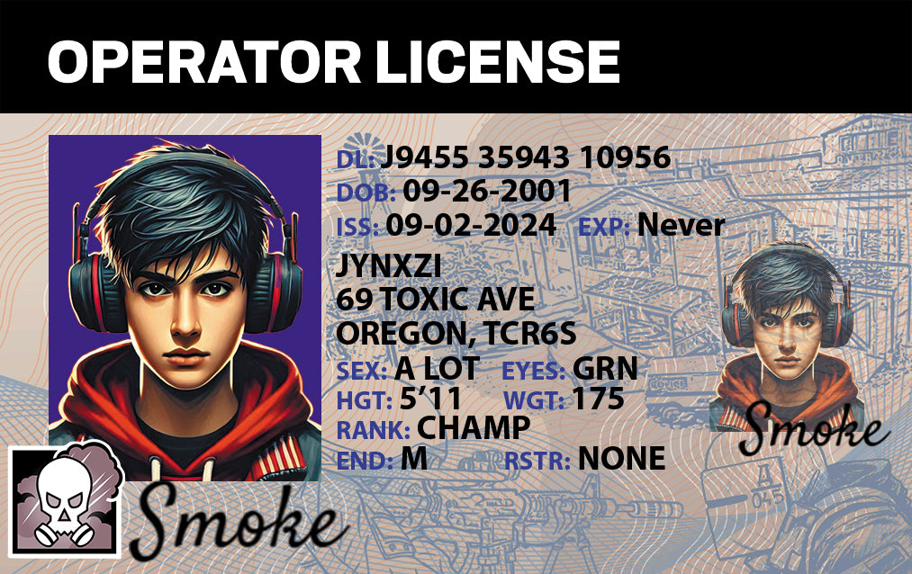 Rainbow Six Siege Driver License