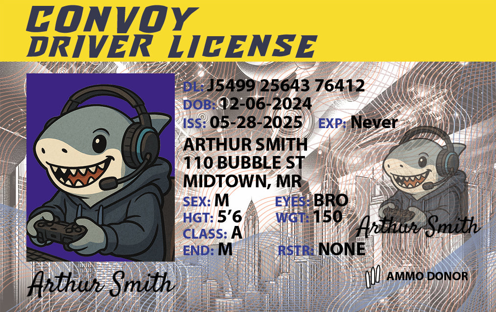 Front of Marvel Rivals Driver License with superhero-style design