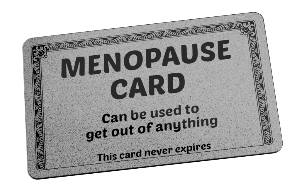Menopause Card