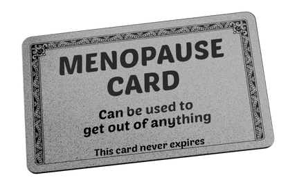 Menopause Card