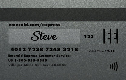 Emerald Express Credit Card