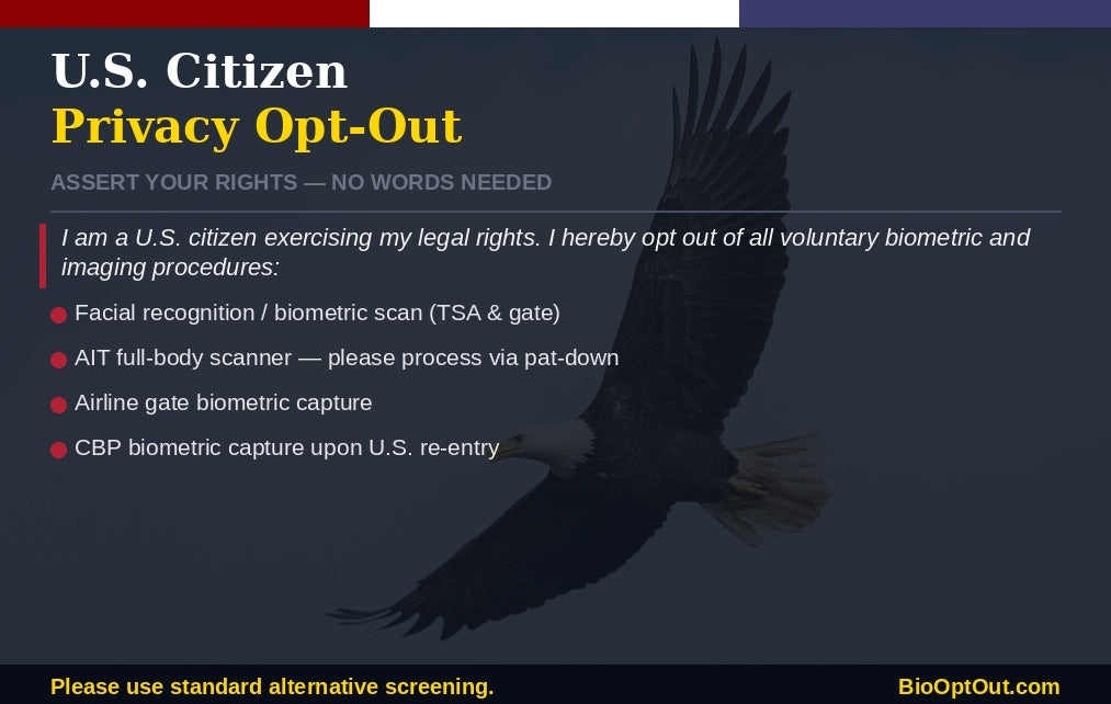 Bio Opt Out Order Form