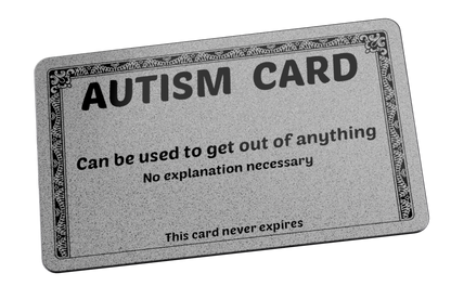 Autism Card