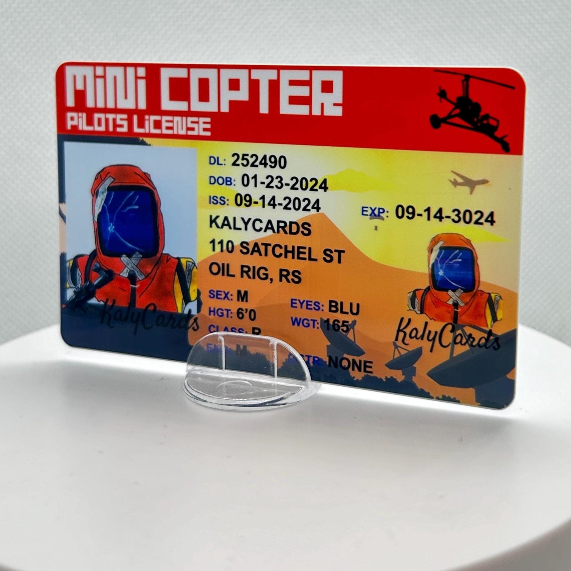 Rust Mini Copter License - KalyCards