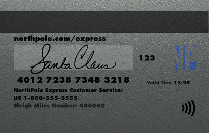 Santa Claus Credit Card