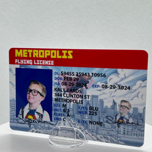 Superman Custom Driver License - KalyCards