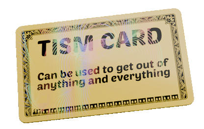Golden Tism Card