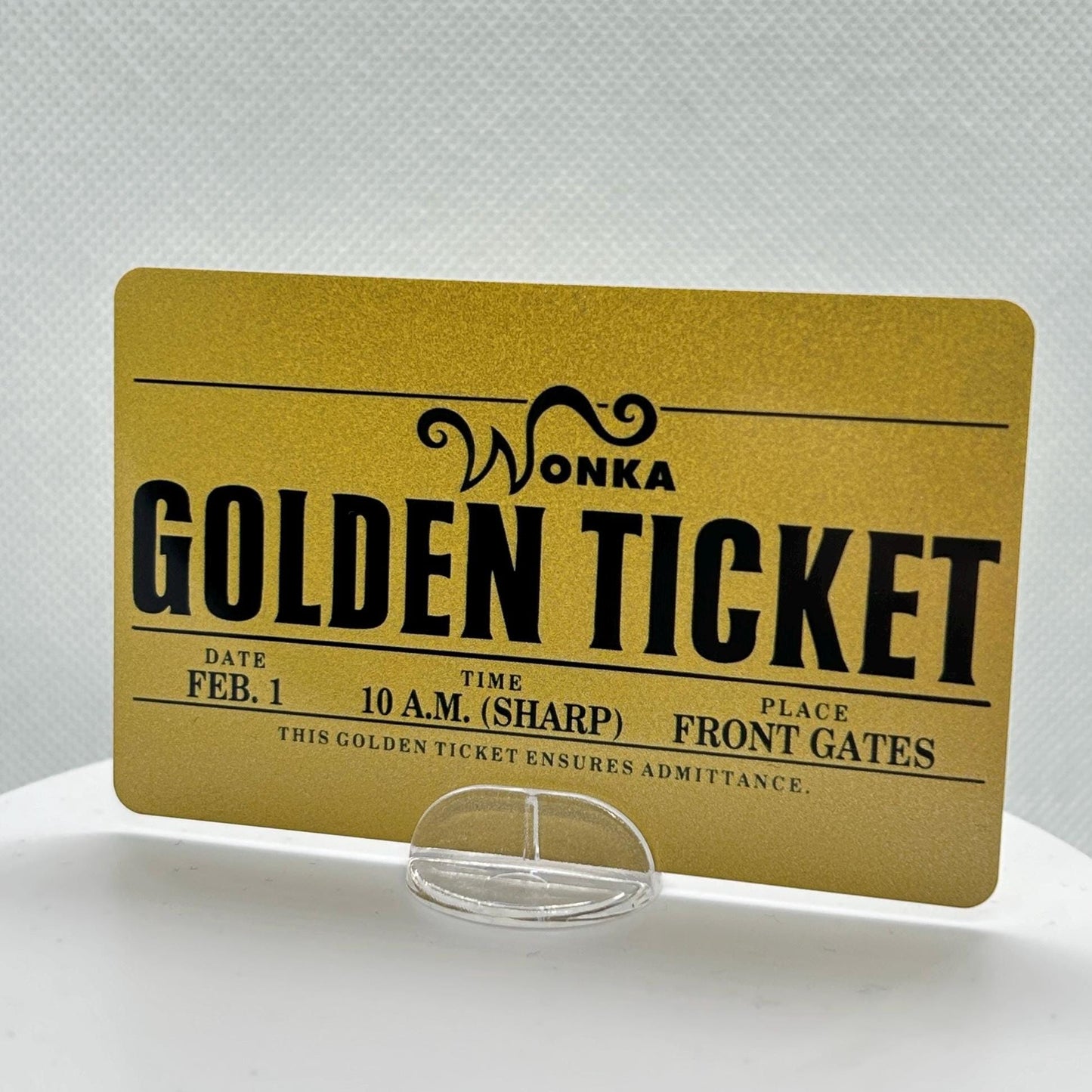 Willy Wonka Golden Ticket Card - KalyCards